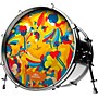 EVANS Yellow Submarine Primrose Prairie Bass Drum Head 22 in.