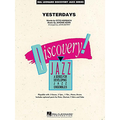 Hal Leonard Yesterdays - Discovery Jazz Series Level 1.5