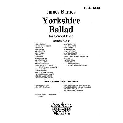 Southern Yorkshire Ballad (UIL 2) Concert Band Level 2 Composed by James Barnes