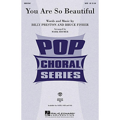Hal Leonard You Are So Beautiful SATB by Joe Cocker arranged by Mark Brymer