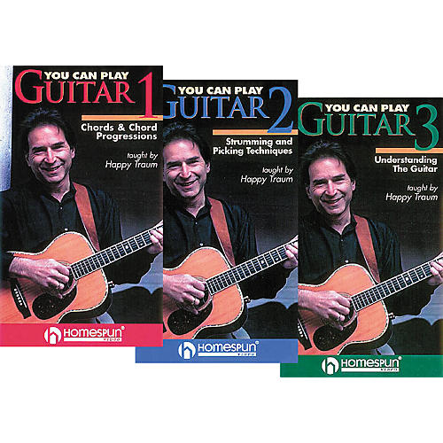 You Can Play Guitar 3-Video Set (VHS)