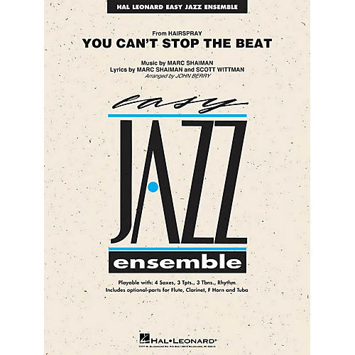 Hal Leonard You Can't Stop the Beat (from Hairspray) Jazz Band Level 2 Arranged by John Berry