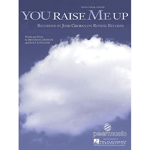 You Raise Me Up by Josh Groban arranged for piano, vocal and guitar