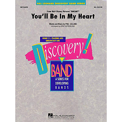Hal Leonard You'll Be in My Heart (Pop Version) Concert Band Level 1 1/2 Arranged by Eric Osterling