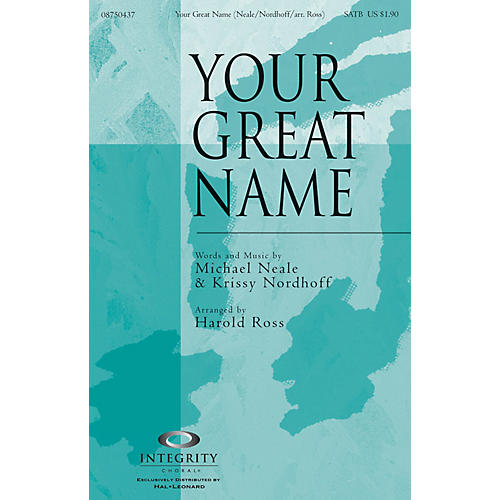 Your Great Name Accompaniment CD Arranged by Harold Ross