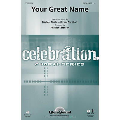 Shawnee Press Your Great Name Studiotrax CD Arranged by Heather Sorenson