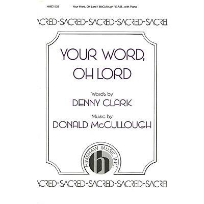 Hinshaw Music Your Word, Oh Lord SAB composed by Donald McCullough
