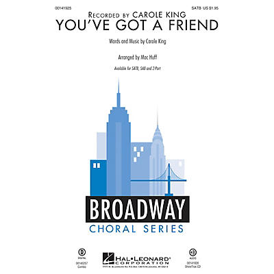 Hal Leonard You've Got a Friend SAB by Carole King Arranged by Mac Huff