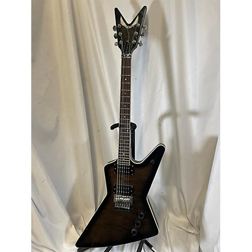 Dean Z 79 Flame Top Solid Body Electric Guitar Trans Black