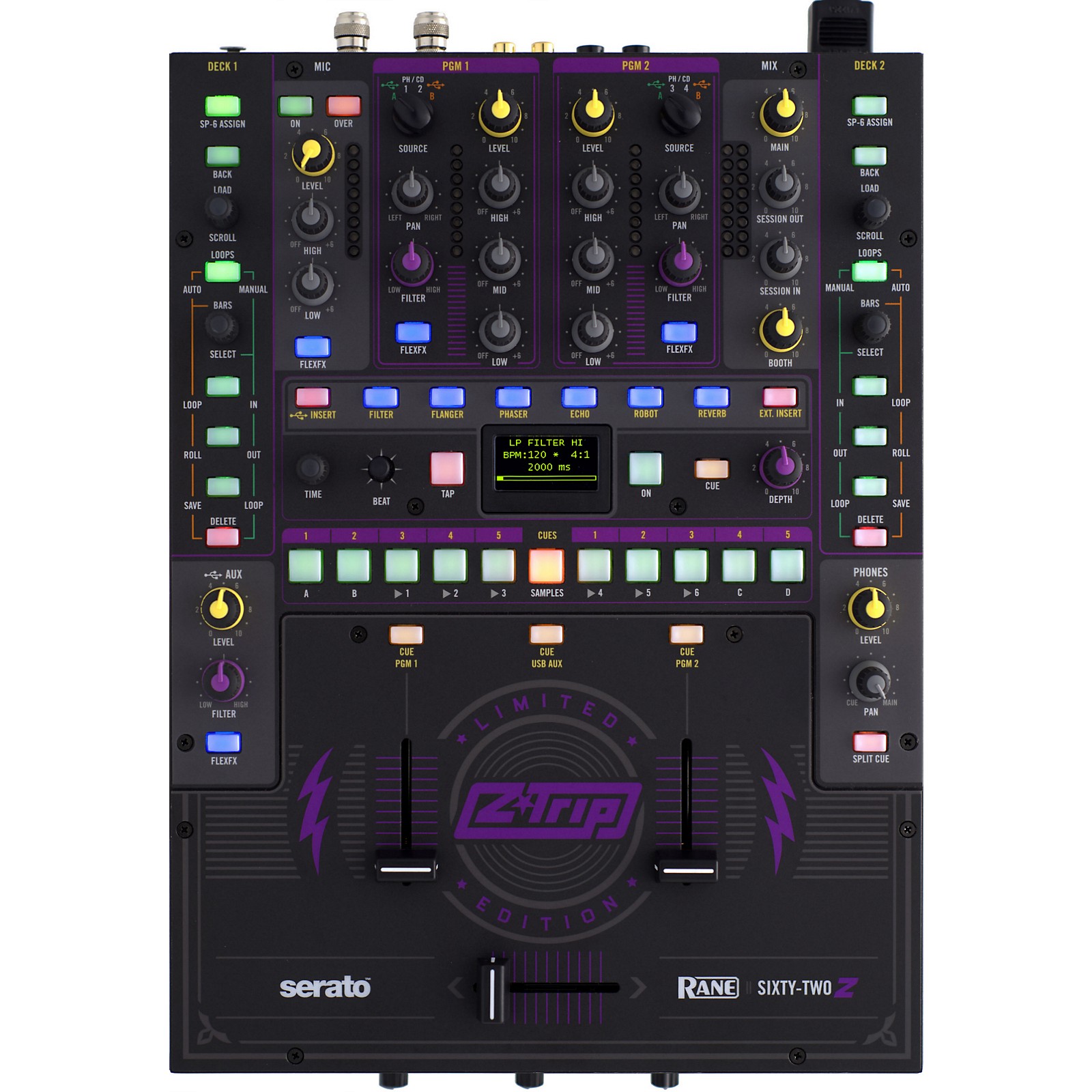 RANE ZTrip's Limited Edition SixtyTwo Z Mixer Musician's Friend