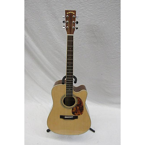 Zager ZAD-50CE Acoustic Electric Guitar Natural