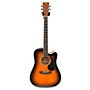 Used Zager ZAD-50CE Acoustic Electric Guitar 2 Tone Sunburst
