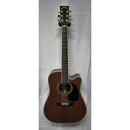 Zager ZAD-80CE Acoustic Electric Guitar Natural
