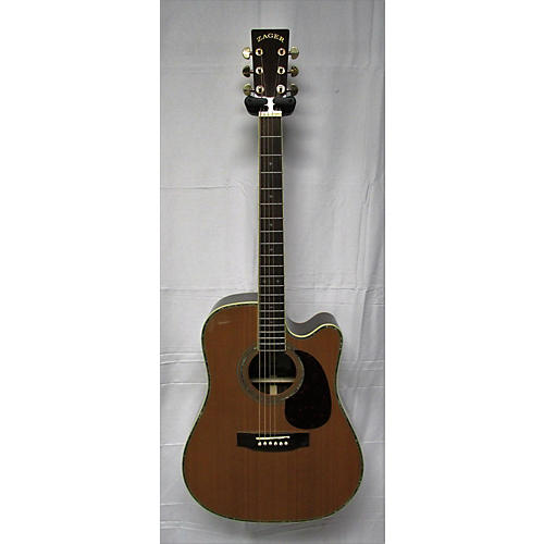 Zager ZAD-80CE Acoustic Electric Guitar Natural