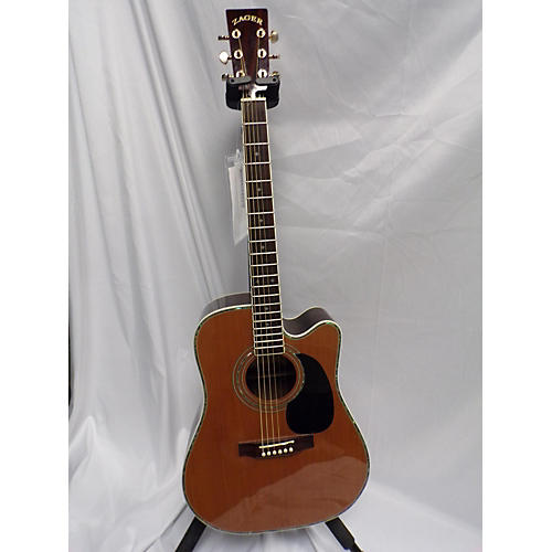 Zager ZAD-80CE Acoustic Electric Guitar Antique Natural