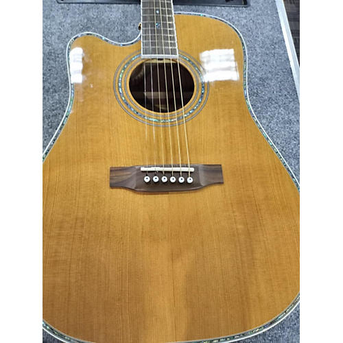 Zager ZAD-80CELH/N Acoustic Electric Guitar Natural