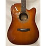 Used Zager ZAD 900CE Acoustic Electric Guitar Brown Sunburst