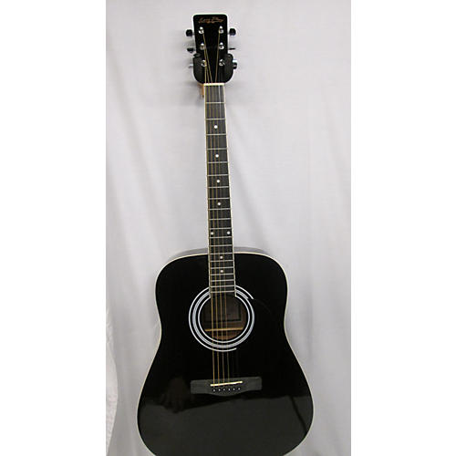 Zager ZAD01 PK Acoustic Guitar Black