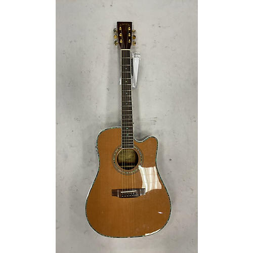 Zager ZAD80CE Acoustic Electric Guitar Natural