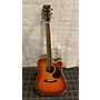 Used Zager ZAD900CE Acoustic Electric Guitar Cherry Sunburst