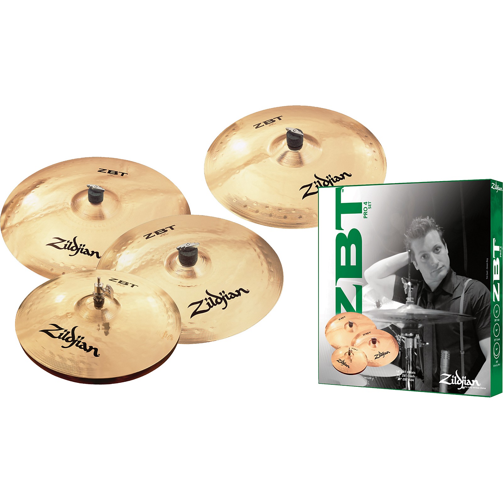 Zildjian ZBT 4 Pro Cymbal Pack with Free 18" Crash Musician's Friend