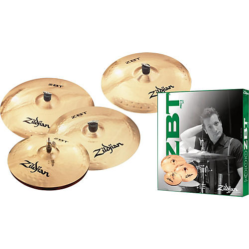 ZBT 4 Pro Cymbal Pack with Free 18
