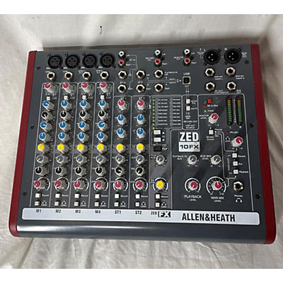 Allen & Heath ZED10FX Unpowered Mixer