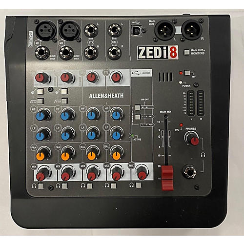 ZEDI8 Powered Mixer