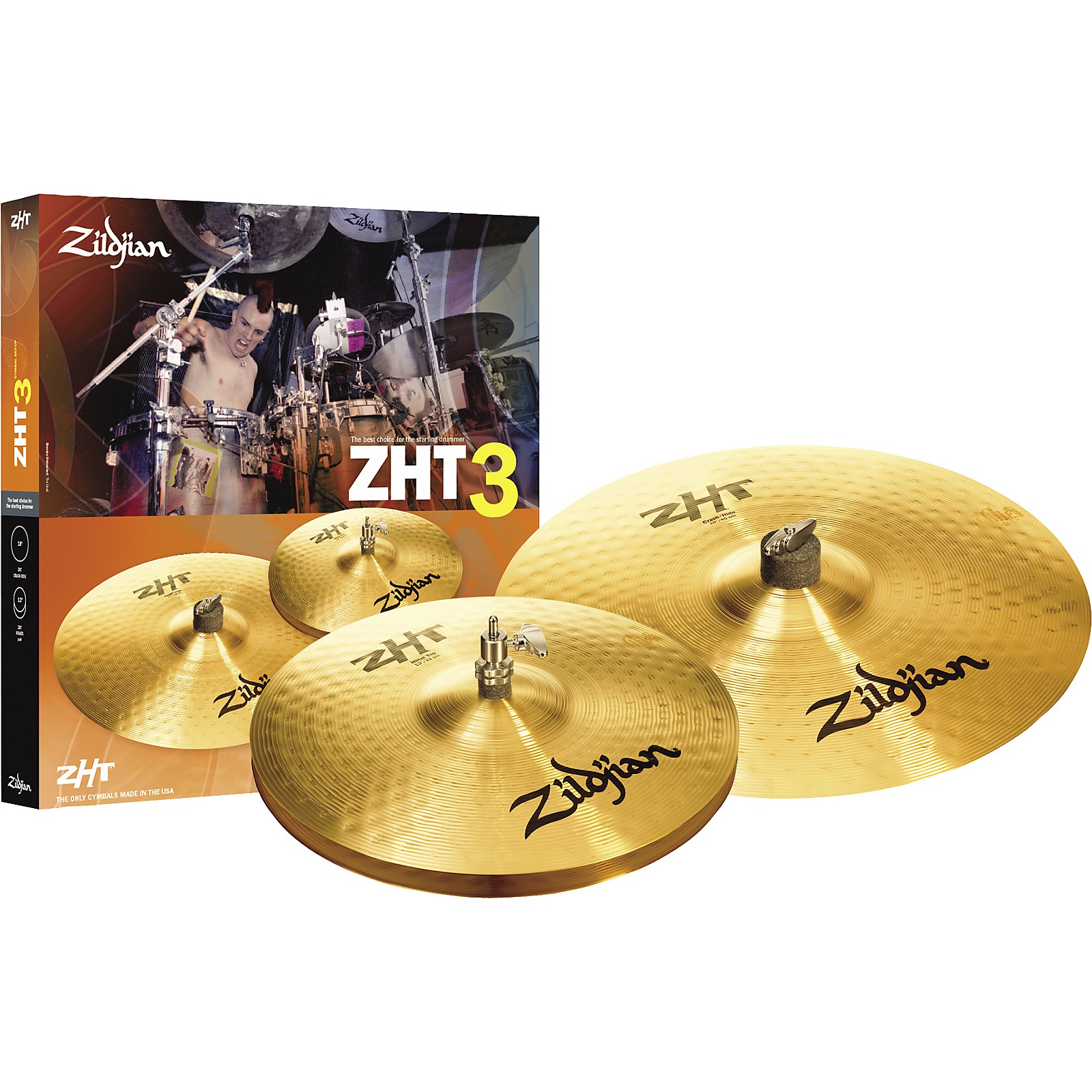 Zildjian ZHT Starter Cymbal 3 Pack Musician's Friend