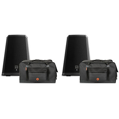 Electro-Voice ZLX-12BT Powered Speaker Pair With Road Runner Bags