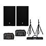 Electro-Voice ZLX-12P G2 1,000W Powered Speaker Pair With Bags and Stands