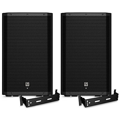 Electro-Voice ZLX-15P G2 Powered Speaker Pair With Wall Brackets