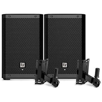 Electro-Voice ZLX-8P G2 Powered Speaker Pair With Wall Brackets