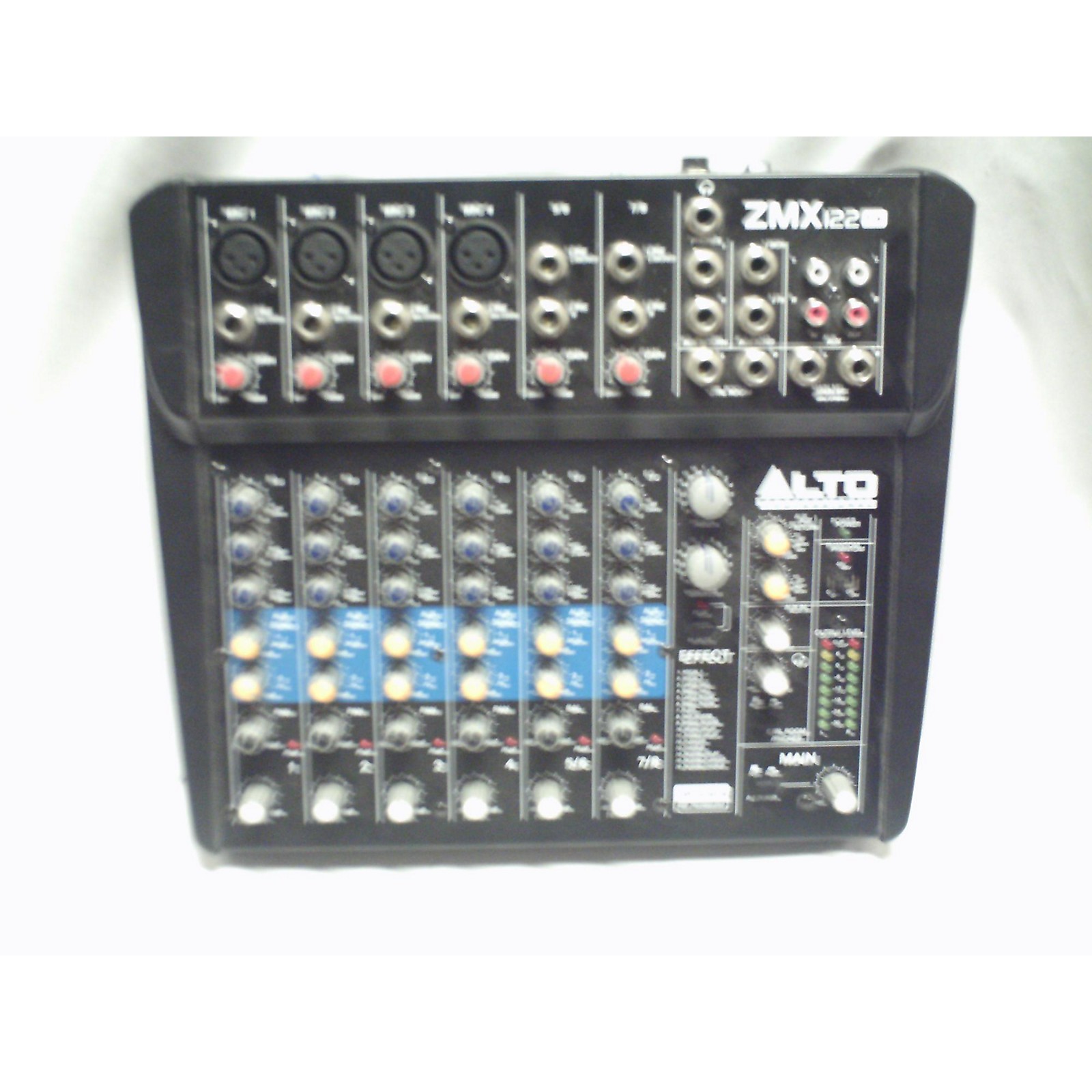 Used Alto ZMX122FX 8Channel Unpowered Mixer Musician's Friend