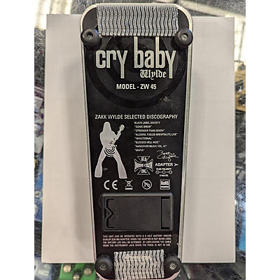 Dunlop ZW45 Zakk Wylde Signature Cry Baby Wah Effect Pedal