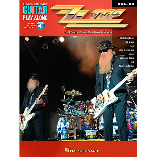 Hal Leonard ZZ Top Guitar Play-Along, Volume 99 Book