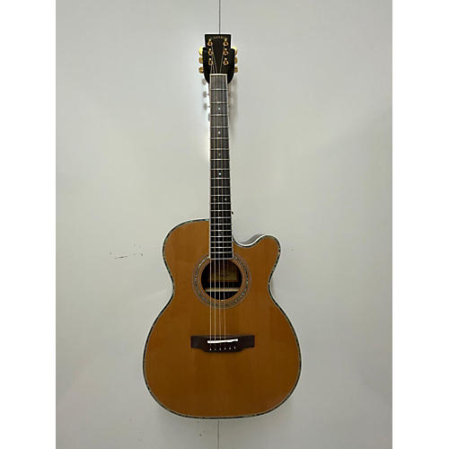 Zager Zad-80cmom Acoustic Electric Guitar Natural