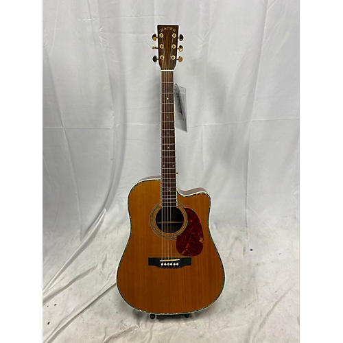 Zager Zad80ce Acoustic Electric Guitar Natural