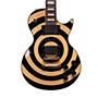 Used Epiphone Zakk Wylde Bullseye Les Paul Custom Plus Solid Body Electric Guitar Black and White