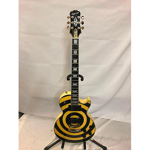 Epiphone Zakk Wylde Bullseye Les Paul Custom Solid Body Electric Guitar Antique Ivory