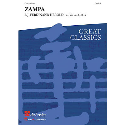 Hal Leonard Zampa Score Only Concert Band