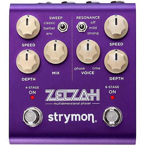Strymon Zelzah Multidimensional Phaser Modulation Effects Pedal Condition 1 - Mint Purple