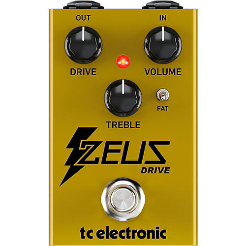 TC Electronic Zeus Drive Overdrive Effects Pedal Gold