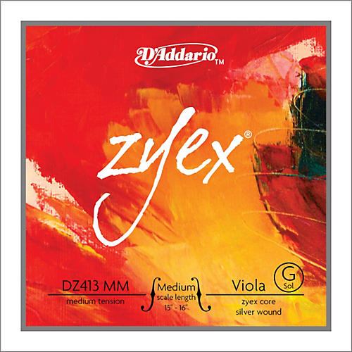 Zyex 4/4 Viola String G Medium Scale Aluminum