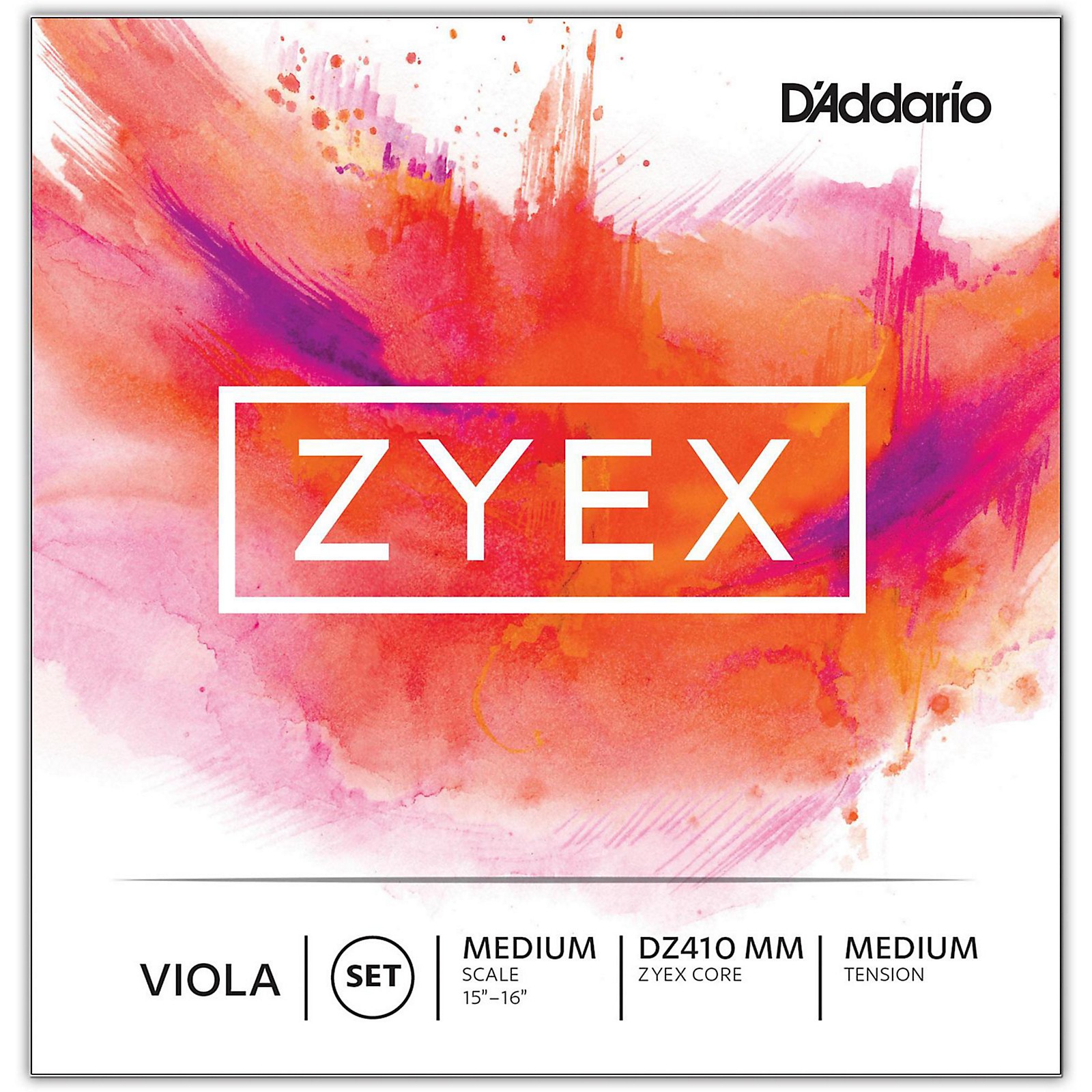 D'Addario Zyex 4/4 Viola String Set Medium Scale Medium Musician's Friend