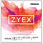 D'Addario Zyex Series Violin E String 1/16 Size