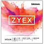 D'Addario Zyex Series Violin E String 1/2 Size
