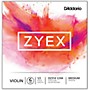 D'Addario Zyex Series Violin G String 1/2 Size