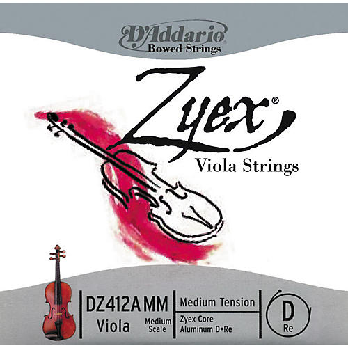 Zyex Viola String D Medium Scale 4/4 Aluminum