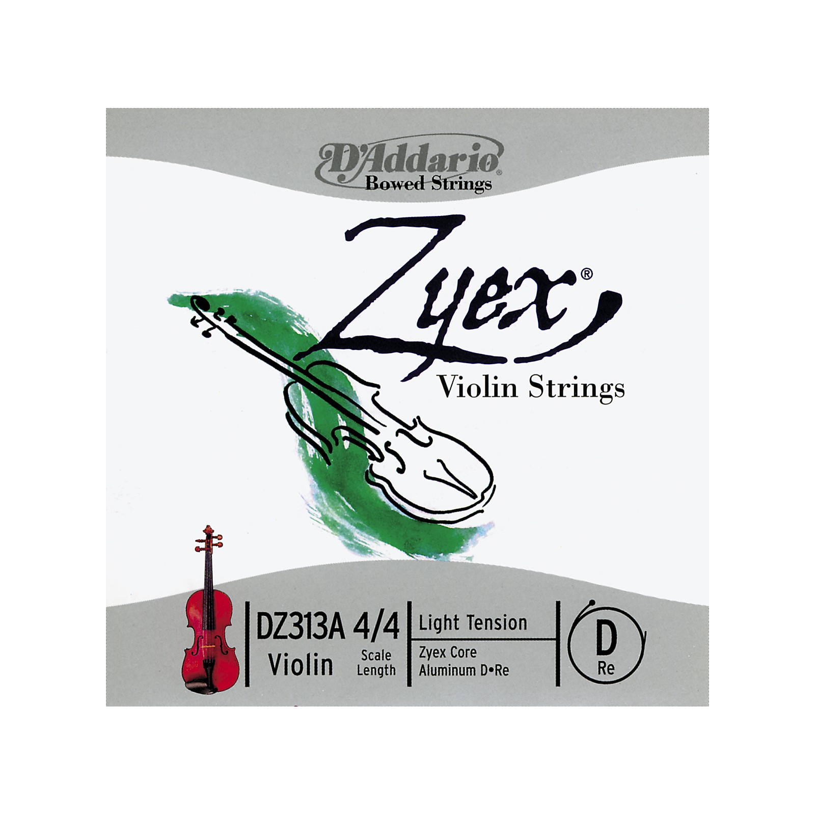 D'Addario Zyex Violin Strings Musician's Friend